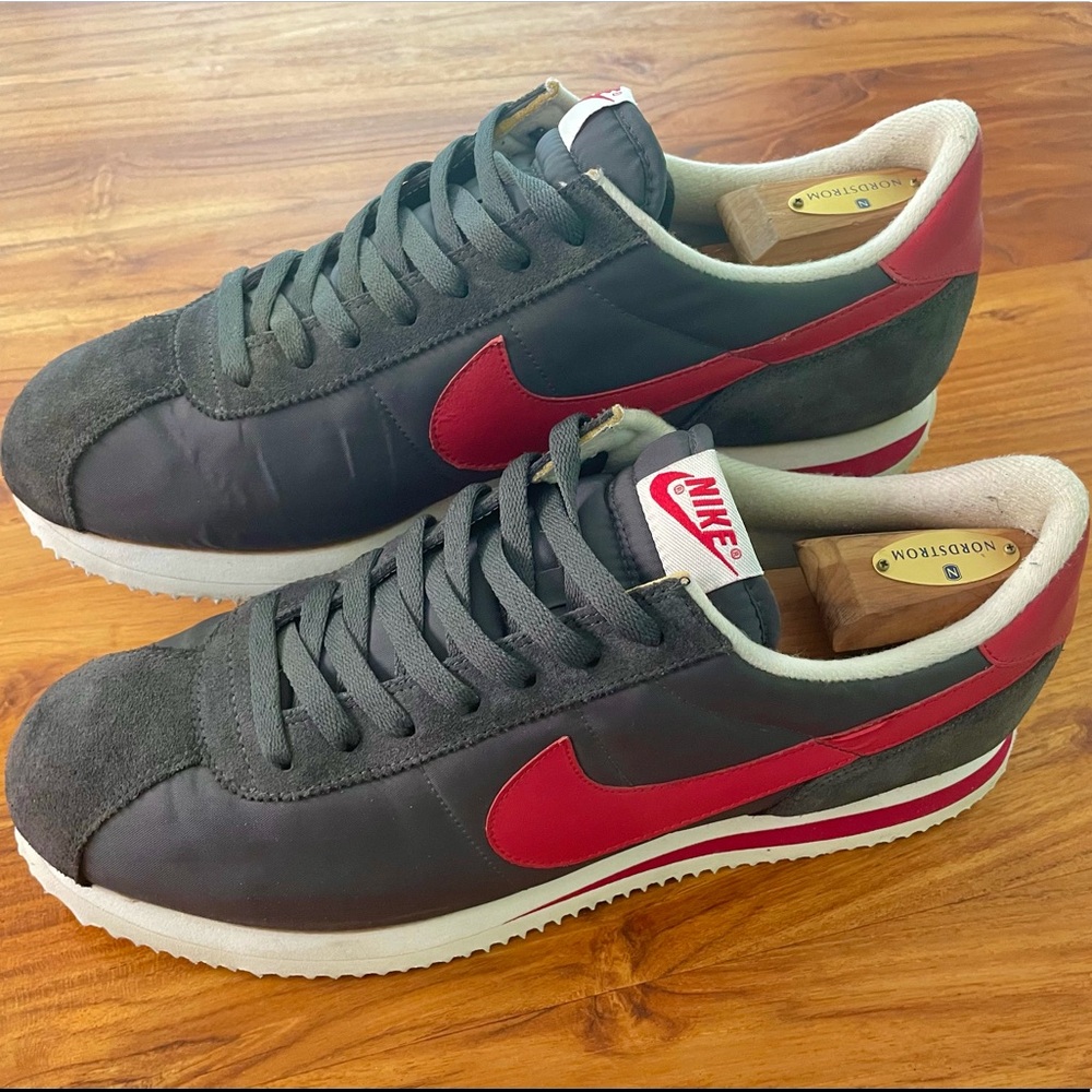 Nike Cortez RARE Gray/Red Size 13